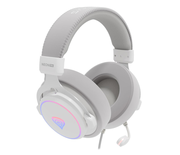Genesis NEON 764 RGB białe NSG-2170 - 1278197 - zdjęcie 4